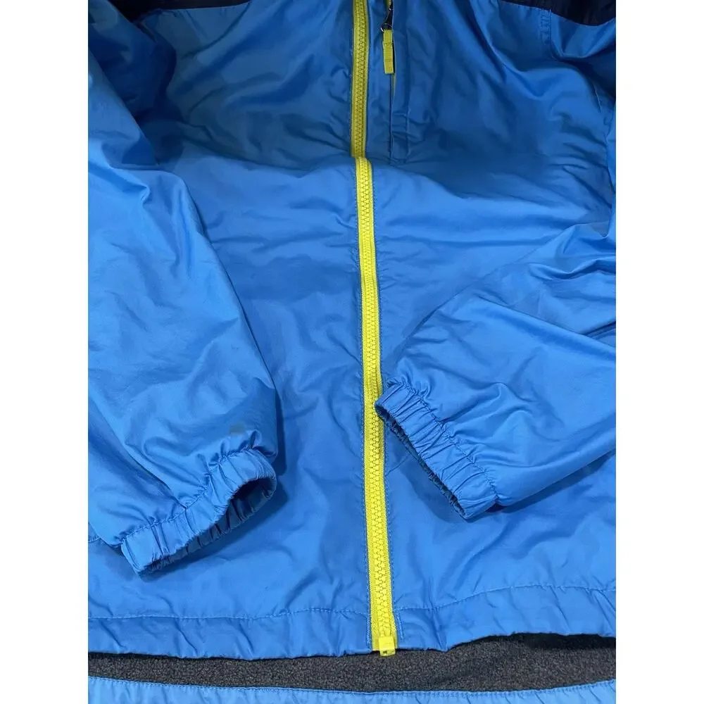 Columbia Valley Runner Jacket Blue Youth Boys Size X-Large Fleece Lining Outdoor